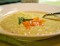 Romige aardappel zalm soep